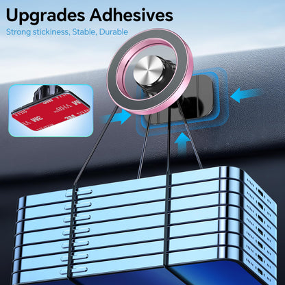 for iPhone Magsafe car Mount【20 Strong Magnets】Magnetic Phone Holder for Car Dashboard【360° Rotation】Hands Free Car Phone Holder Mount Dash Fit iPhone 15 14 13 12 Pro Max Plus MagSafe Car Accessories