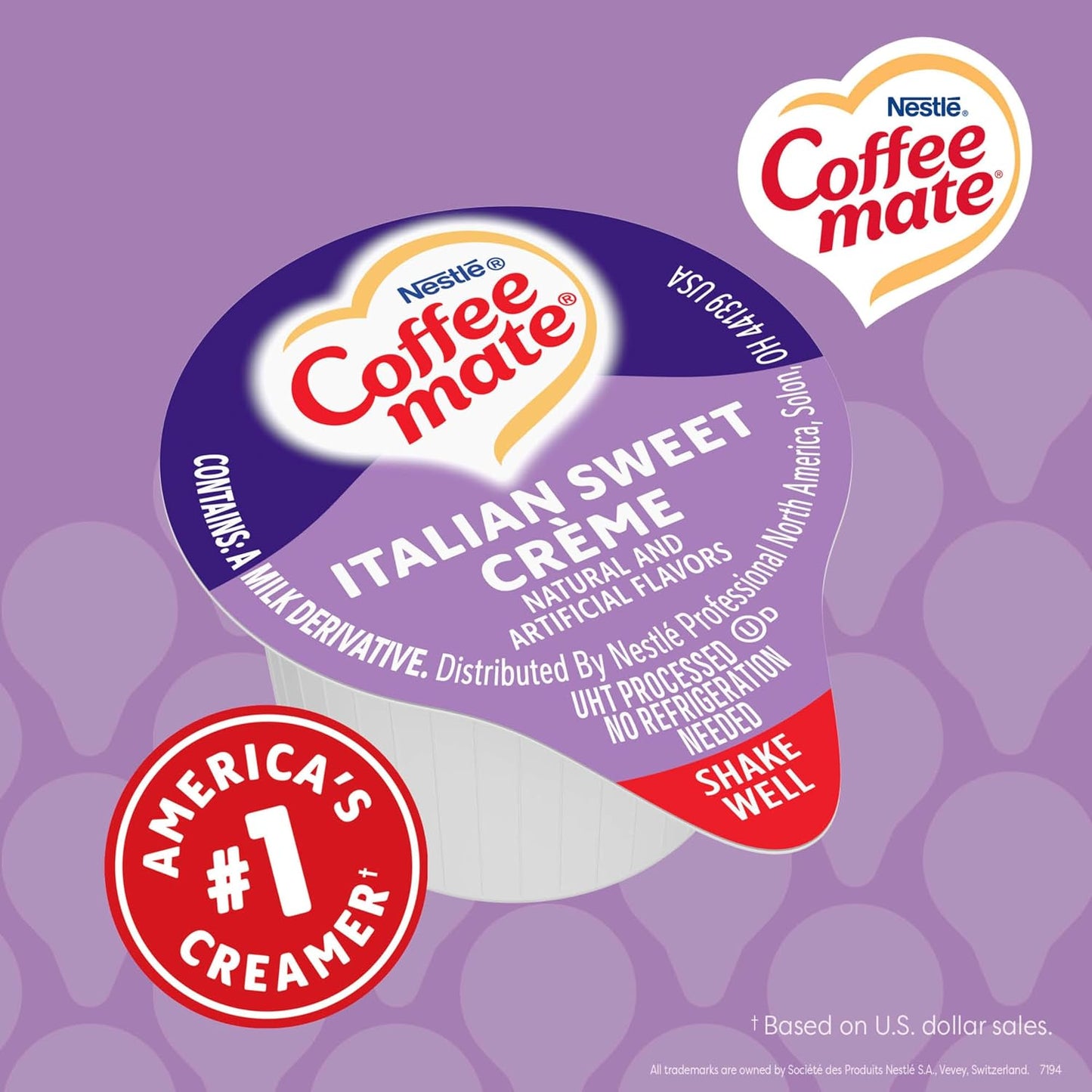 Nestle Coffee mate Original Non-Dairy Creamer Singles, 0.375 oz, 180-Pack