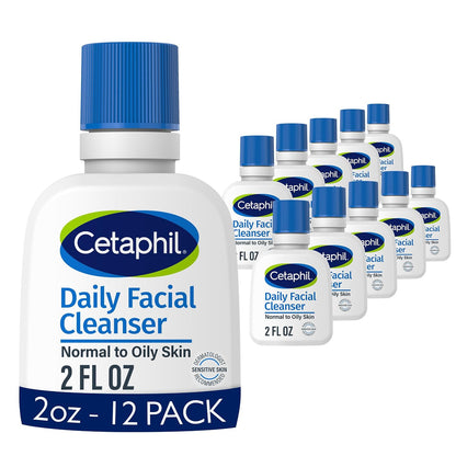 Cetaphil Daily Facial Cleanser, Oily & Combination Skin, 8oz, 3ct