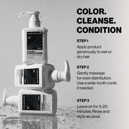 Keracolor Color + Clenditioner, Semi-Permanent Hair Color, 23 Shades