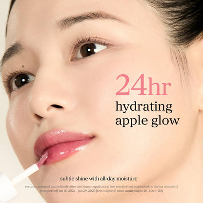 NOONI Korean Lip Oil - Applepeony - pH Color-Changing Plumping Lip Gloss