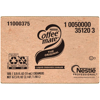 Nestle Coffee mate Original Non-Dairy Creamer Singles, 0.375 oz, 180-Pack