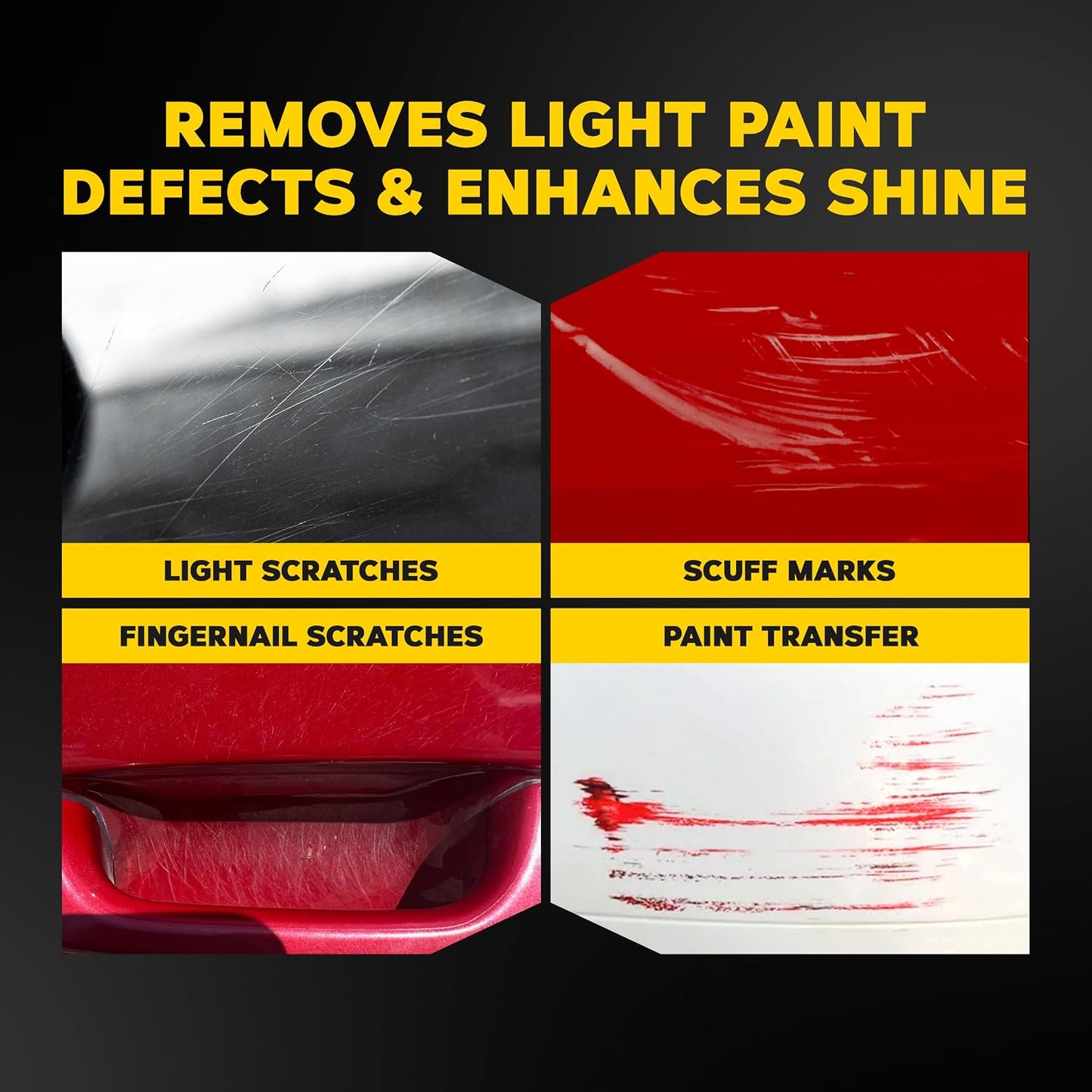 Meguiar's Quik Eraser Kit, Car Scratch Remover, 4 Piece Kit