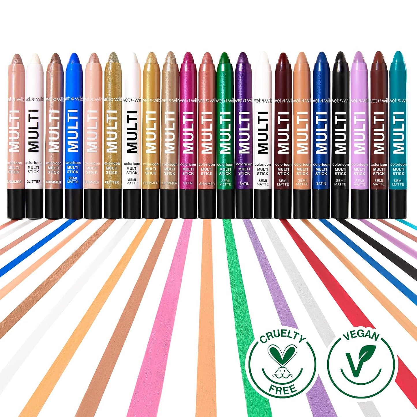 wet n wild Color Icon Cream Eyeliner Eyeshadow Multi-Stick, Moisturizing, Nourishing Velvety Cream-to-Powder Buildable & Blendable Formula, Cruelty-Free & Vegan - Brown Sugar