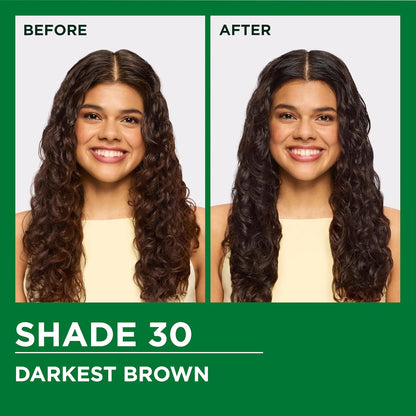 Garnier Nutrisse Ultra Crème Hair Color, Permanent Hair Dye with 100% Gray Coverage, Vegan & Cruelty-Free, 33 Darkest Golden Brown (Caramel Fudge), 1 Count