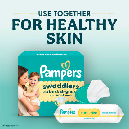 Pampers Swaddlers Baby Diapers, Size 5, 132 Count