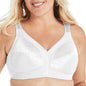 Playtex Women's Wireless Bra, 18 Hour Plus-Size Bras Available, Full Coverage, Smoothing, 4693, Single or 2-Pack