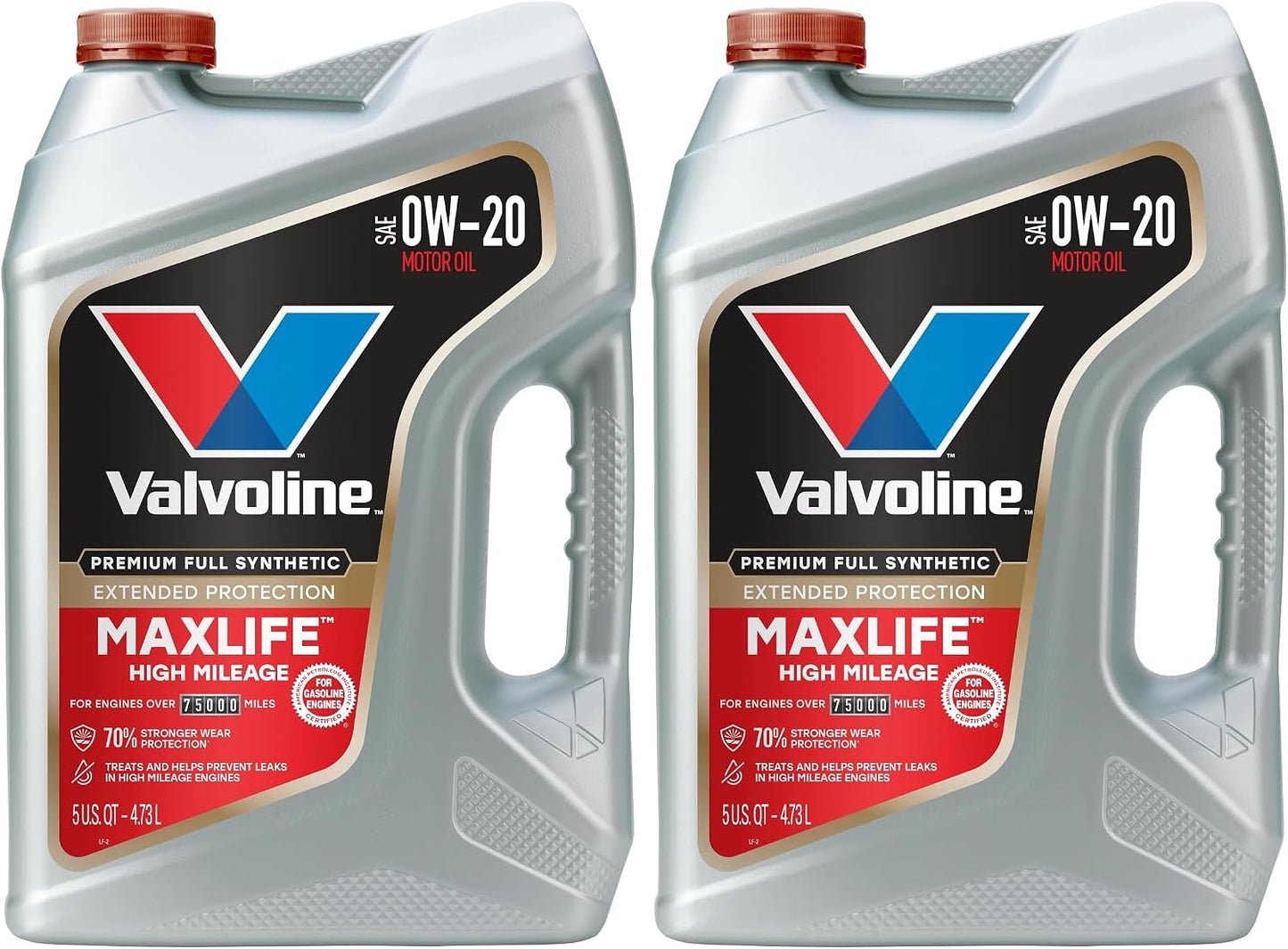 Valvoline MaxLife High Mileage 5W-30 Synthetic Blend Motor Oil 5 Quart