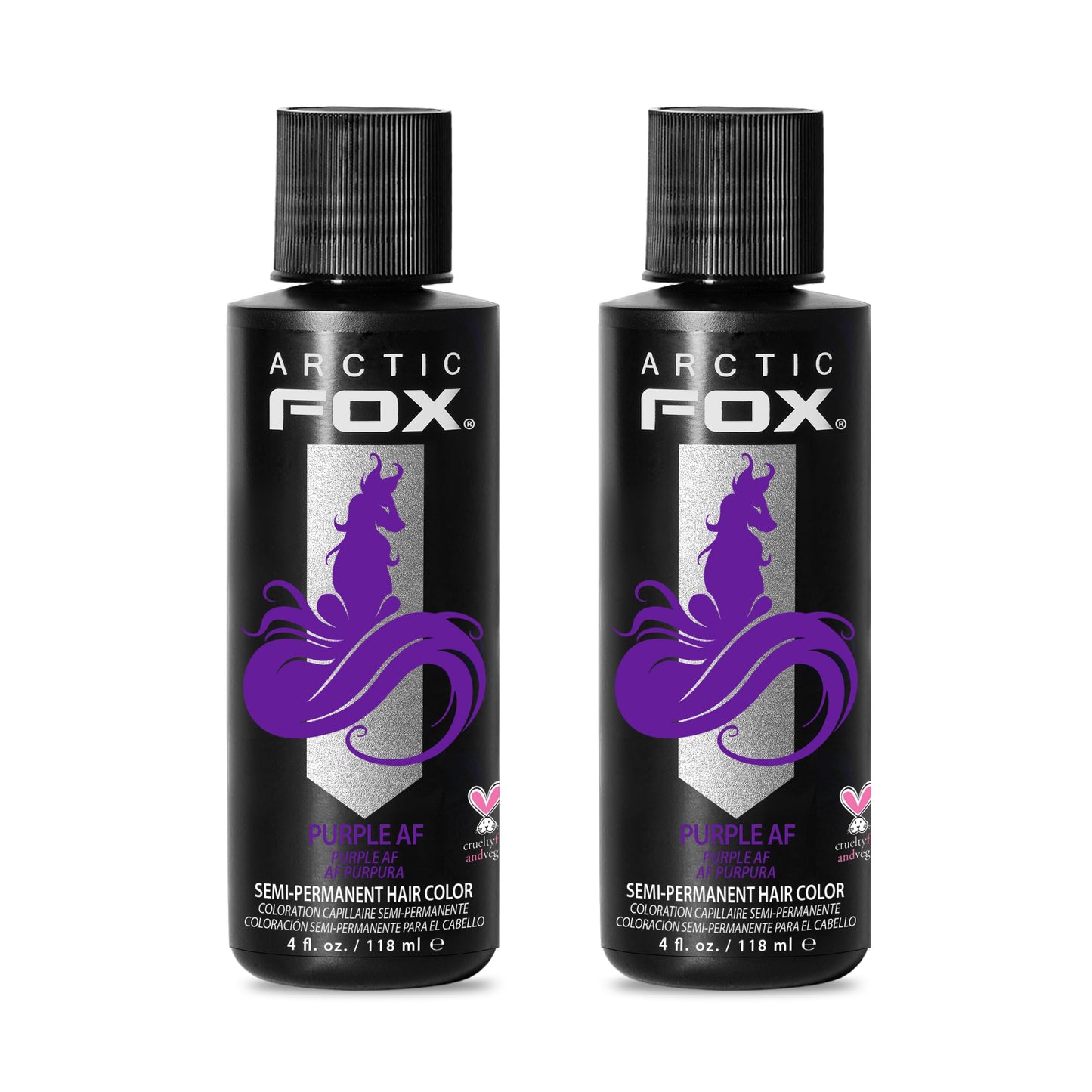 ARCTIC FOX Semi-Permanent Hair Dye - Sunset Orange, Vegan - 2 x 8 oz