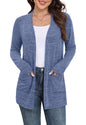 Yincro Women Lightweight Cardigan Long Sleeve Open Front with Pockets S-3XL