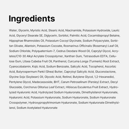 medicube Facial Cleanser Turmeric Capsule Foam Cleanser