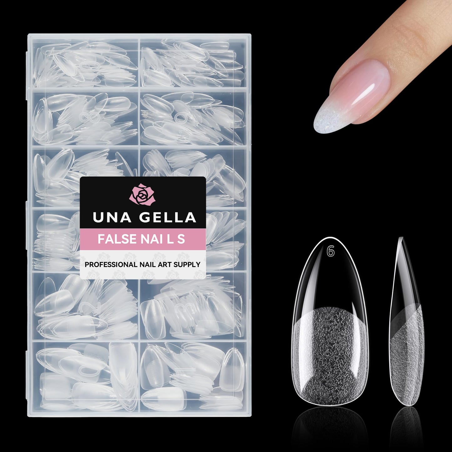 UNA GELLA 9 in 1 Gel Nail Glue U V Super Hold for Gel Nails Tips 10ml