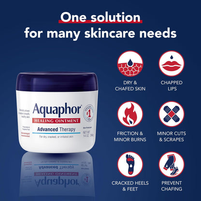 Aquaphor Advanced Therapy Healing Ointment Skin Protectant, 14 OZ