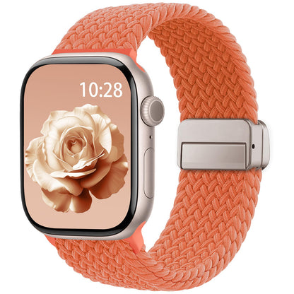 Braided Stretchy Magnetic Band Compatible with Apple Watch Bands Women Men