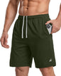 Breathable Mesh Mens Athletic Shorts Loose-Fit Quick Dry Running Gym Shorts