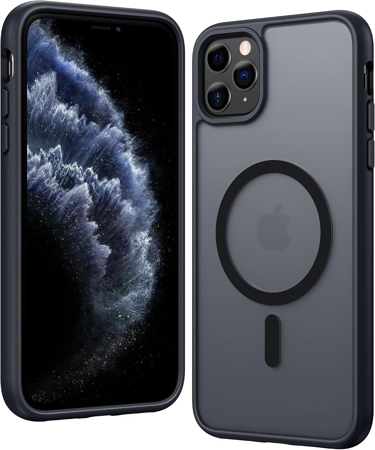 FNTCASE for iPhone 17 Pro Case Clear Magnetic with Screen Protector