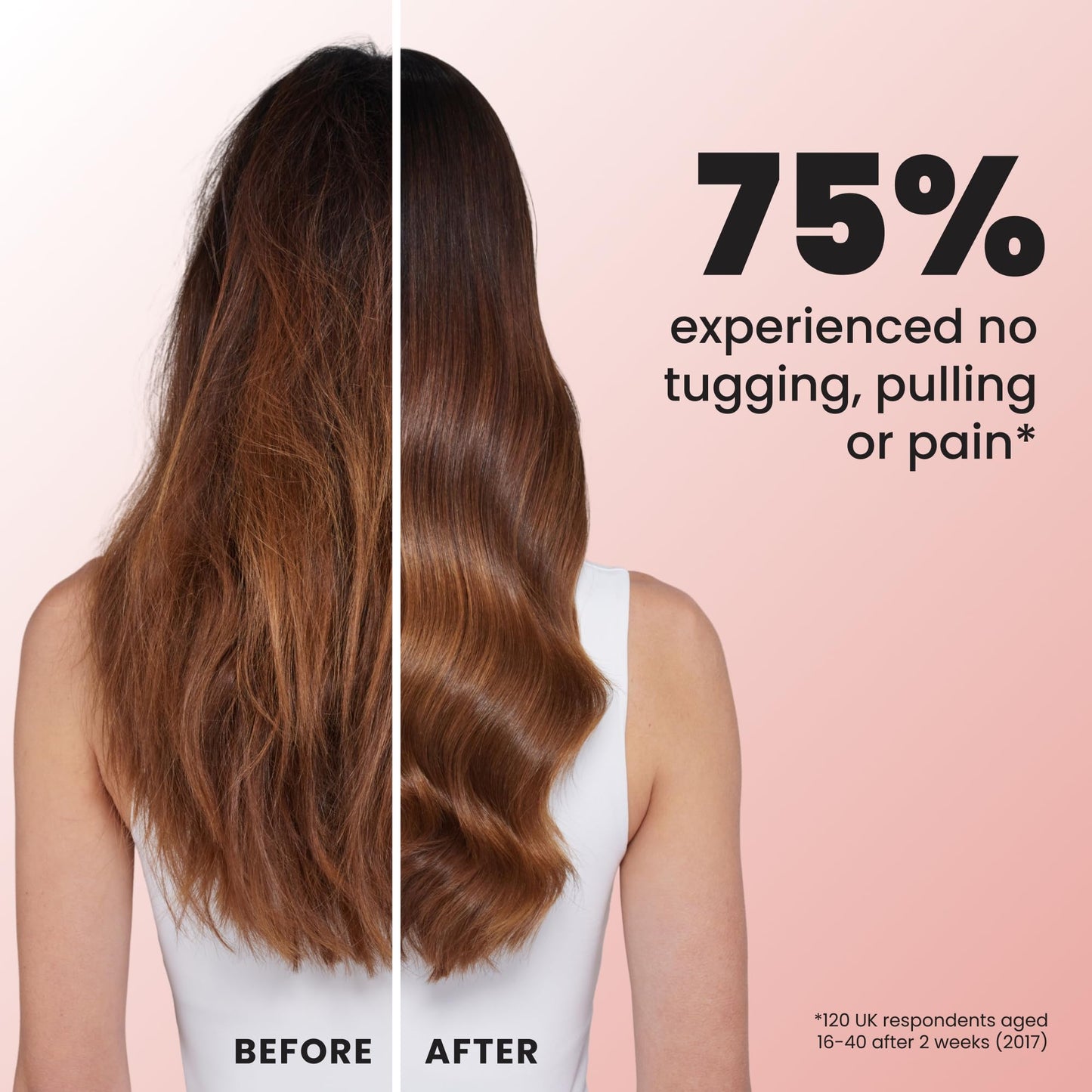 Tangle Teezer Ultimate Detangler Brush, Straight to Wavy, Liquorice Black