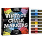 Bandle B. Chalk Markers - 8 Vibrant, Erasable, Non-Toxic, Water-Based, Reversible Tips. For Glass or Chalkboard Markers for Businesses, Restaurants, Liquid Drawing Chalk (Vibrant 6mm)
