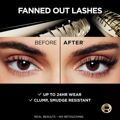 L'Oreal Paris Voluminous Panorama Chromatic Mascara, Volumizing and Lengthening Brown Mascara, Longwear, Smudge-Resistant and Washable, 705 Brown Leather