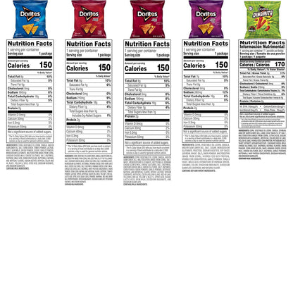 Doritos Flavored Tortilla Chips, Nacho Cheese, 1 Ounce (Pack of 40)
