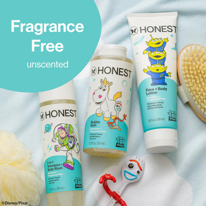 The Honest Company Shampoo & Body Wash, Tear-Free, Fragrance-Free, 10 fl oz