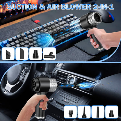 KMM Handheld Car Vacuum Cleaner, Hand Held Vacuum Cleaner and Air Duster