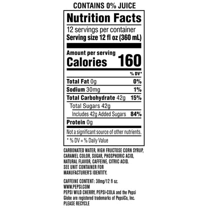 Pepsi Cola Soda, 12 Fl Oz Cans (Pack of 12)