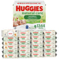 Huggies Natural Care Sensitive Baby Wipes, Unscented, Hypoallergenic, 99% Purified Water, 12 Flip-Top Packs (768 Wipes Total), Packaging May Vary
