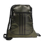 adidas Alliance Sackpack – Drawstring Backpack for Sports, Small Gym Bag, Preloved Teal Green/Black/3, OSFA
