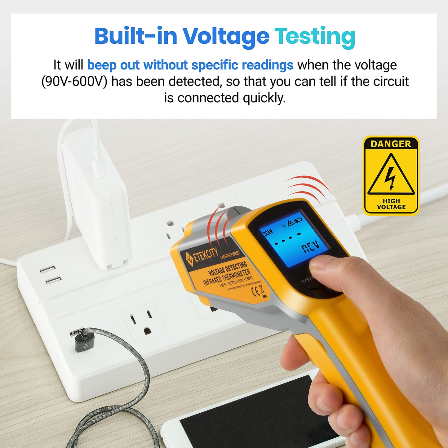 Etekcity Infrared Thermometer Laser Temperature Gun 774