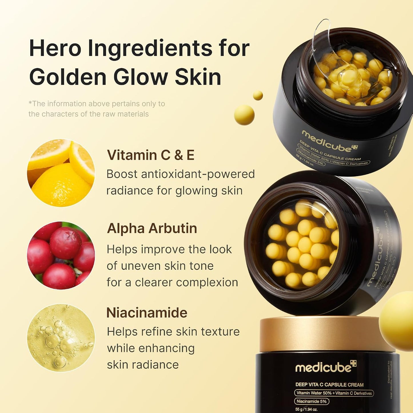 medicube Capsule Cream with Deep Vitamin C for Radiance