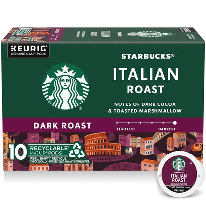 Starbucks K-Cup Coffee Pods, Dark Roast Hot or Iced Coffee, French Roast, 96 Keurig Pods