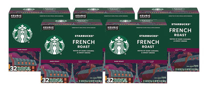 Starbucks K-Cup Coffee Pods, Dark Roast Hot or Iced Coffee, French Roast, 96 Keurig Pods
