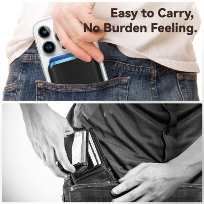 Magnetic Wallet Cell Phone Card Holder for Phone Case with Mag-Safe
