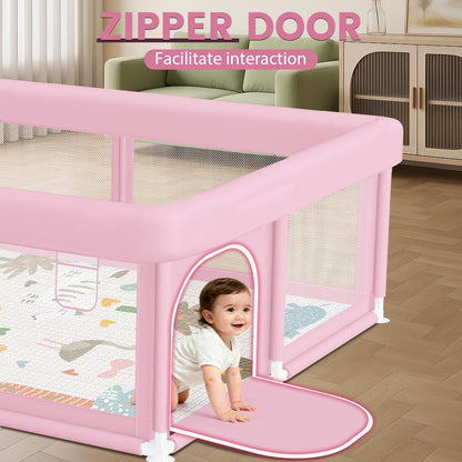 Hiaksedt Baby Playpen 50x50 Inch, Play Pens for Babies and Toddlers
