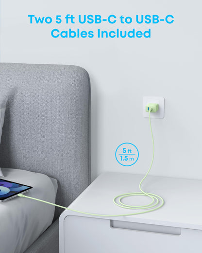 Anker Phone Charger, 20W USB C Charger Block, Type C Charger Fast Charging