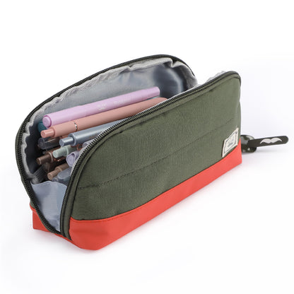 Mr. Pen- Wide-Opening Pencil Case, Triangle Design