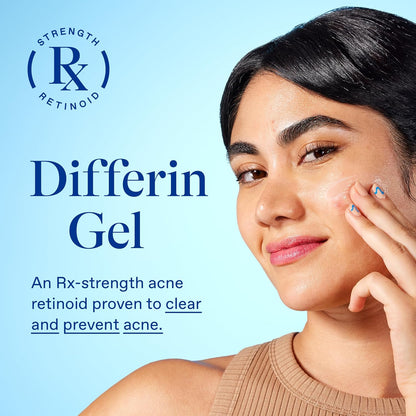 Differin Acne Retinoid Treatment Gel, 0.1% Adapalene, 45g Pump