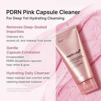 medicube Facial Cleanser Turmeric Capsule Foam Cleanser