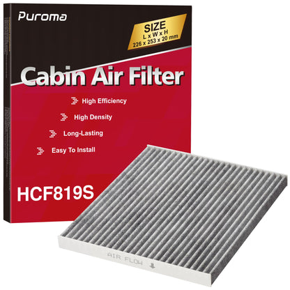 Puroma Cabin Air Filter Activated Carbon for CF11920 CP920 6043C Ford C-Max