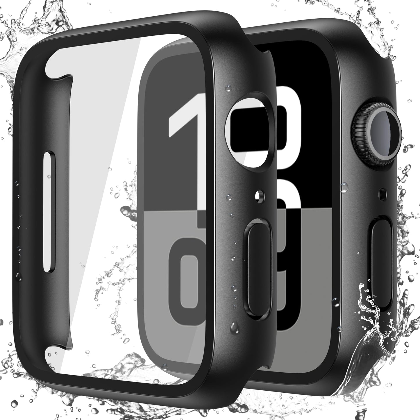 Misxi 2-Pack Waterproof Case for 46mm Apple Watch Series 11/10