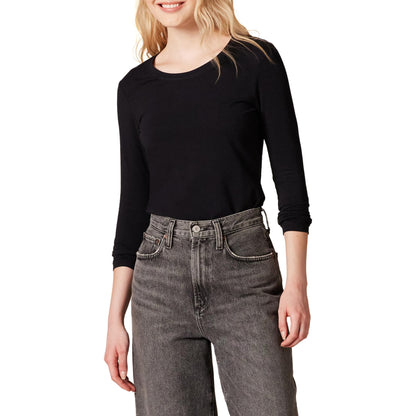 Amazon Essentials Women's Regular-Fit Long-Sleeve Crewneck T-Shirt