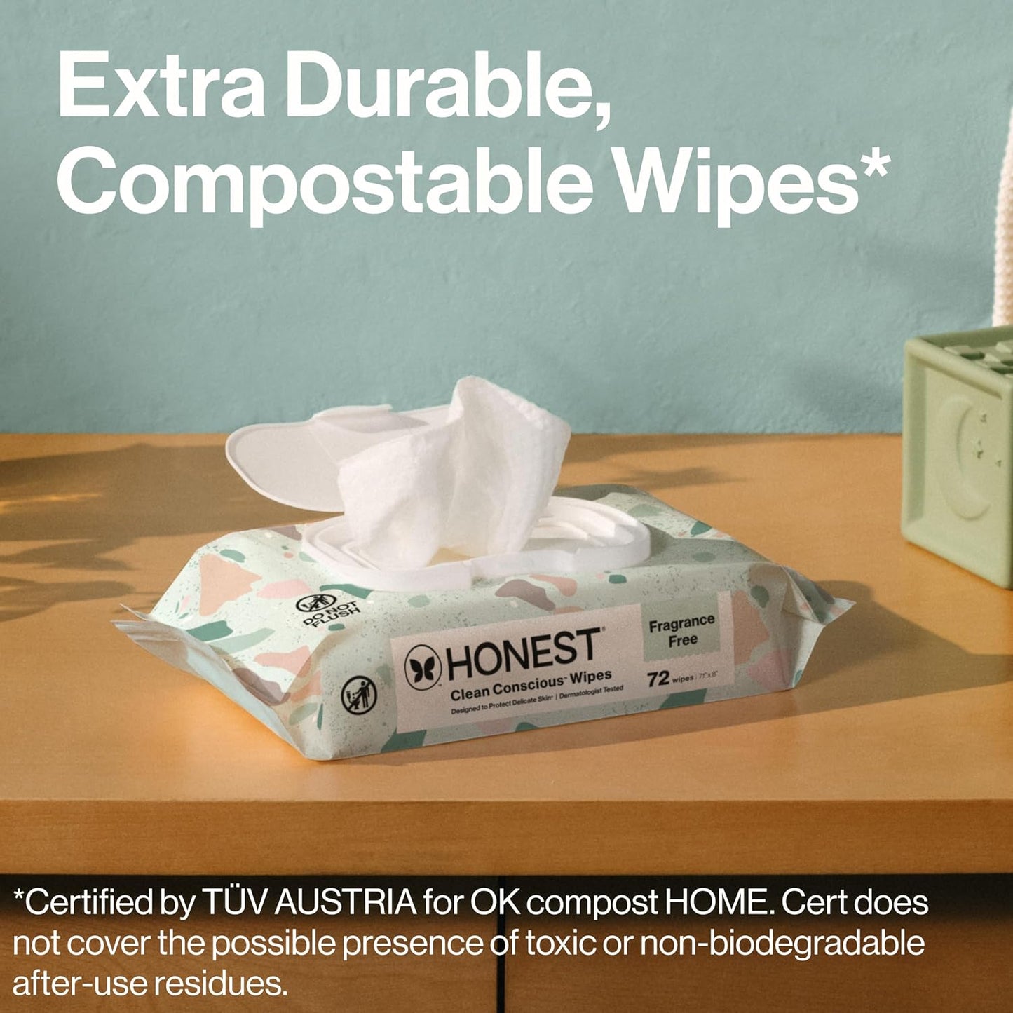 The Honest Company Multi-Use Baby Wipes, Pattern Play, 720 Count