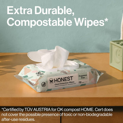 The Honest Company Multi-Use Baby Wipes, Pattern Play, 720 Count