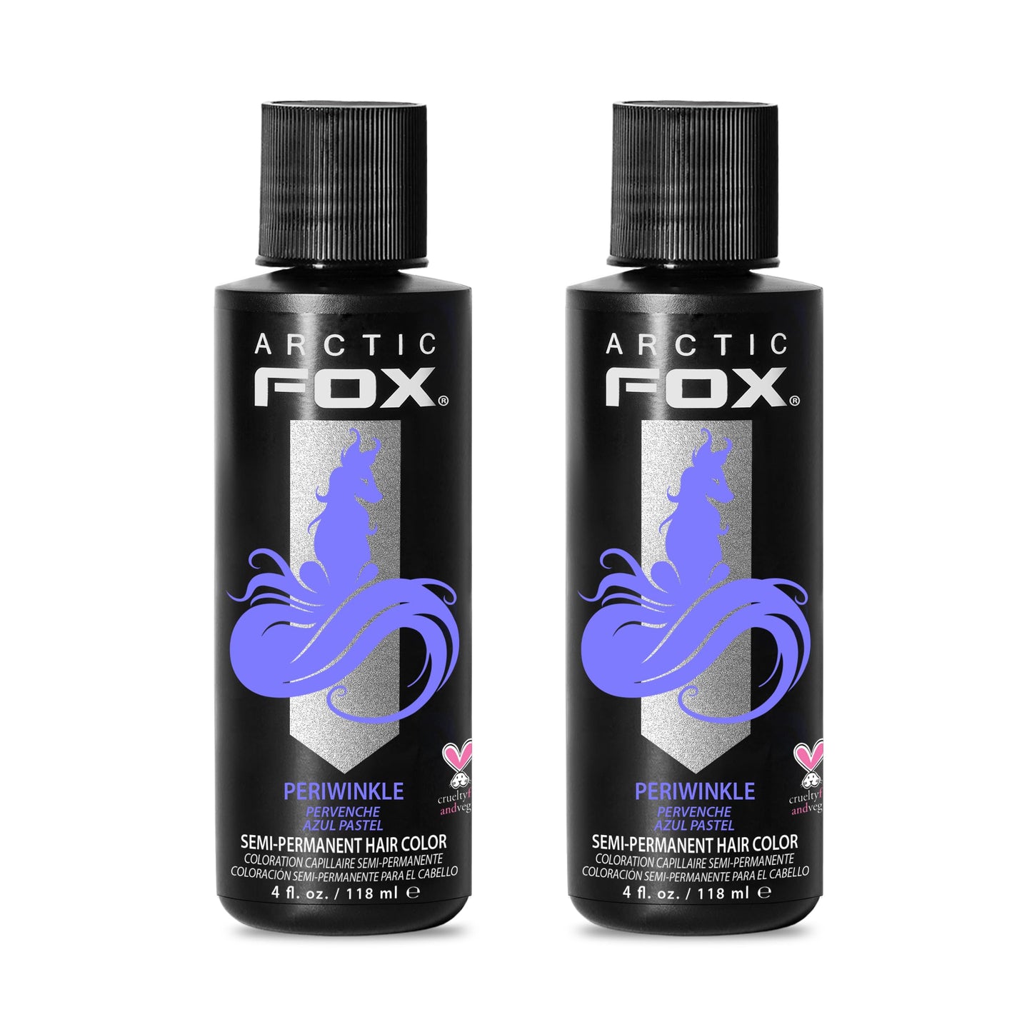 ARCTIC FOX Semi-Permanent Hair Dye - Sunset Orange, Vegan - 2 x 8 oz