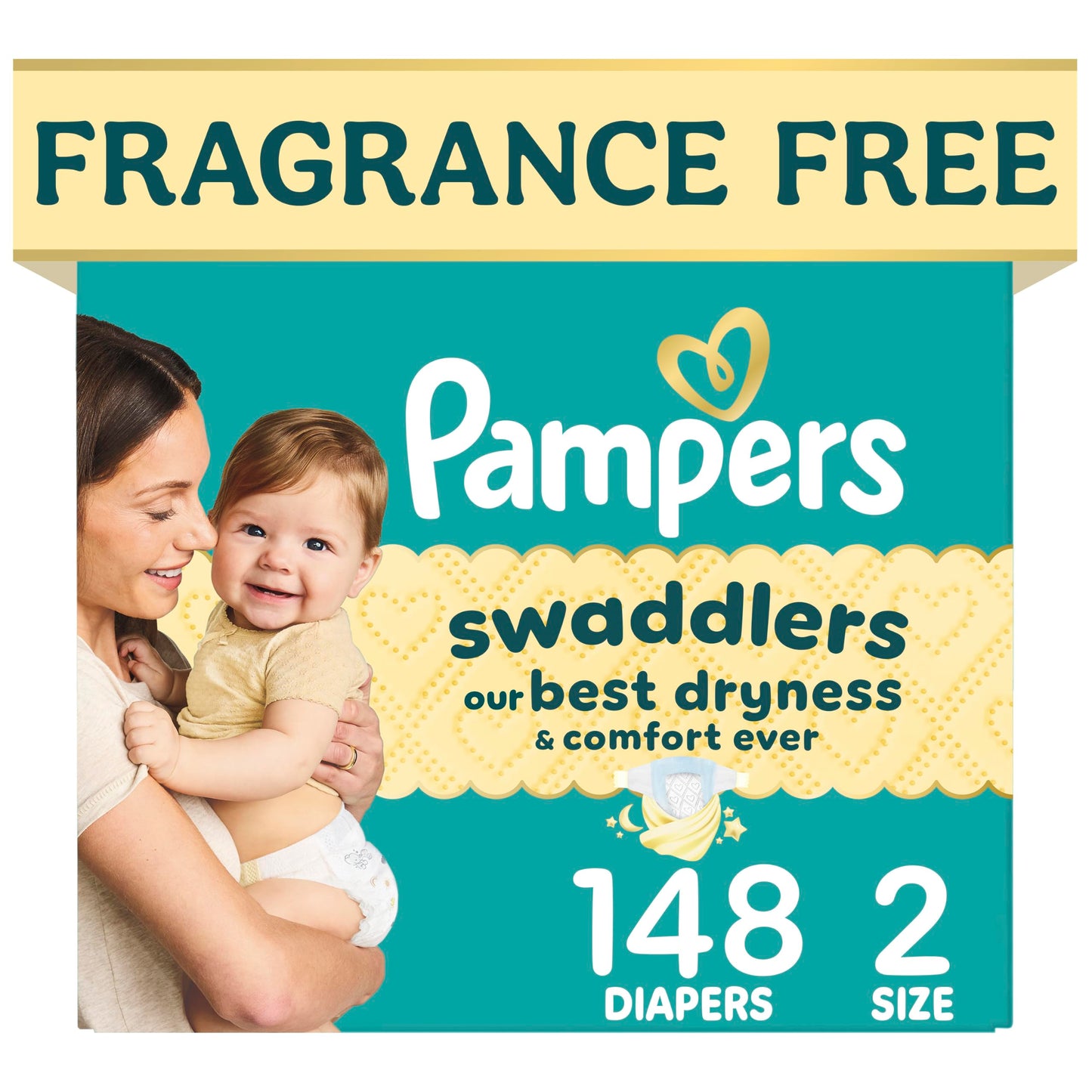 Pampers Swaddlers Baby Diapers, Size 5, 132 Count