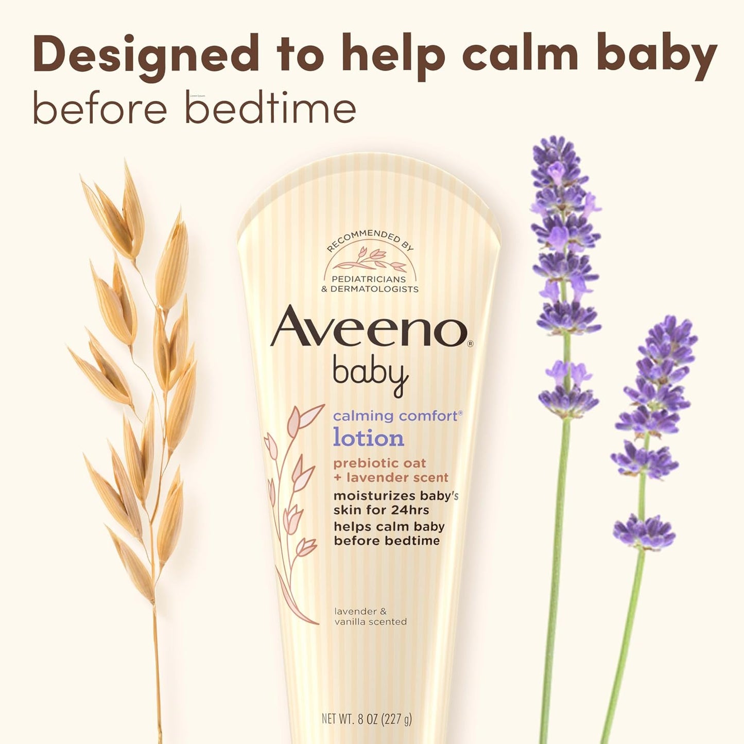 Aveeno Baby Calming Comfort Moisturizing Body Lotion, 18 fl. oz