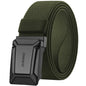 JUKMO Men's Stretch Tactical Belt, 1.5" Elastic Nylon Web with Flip Buckle