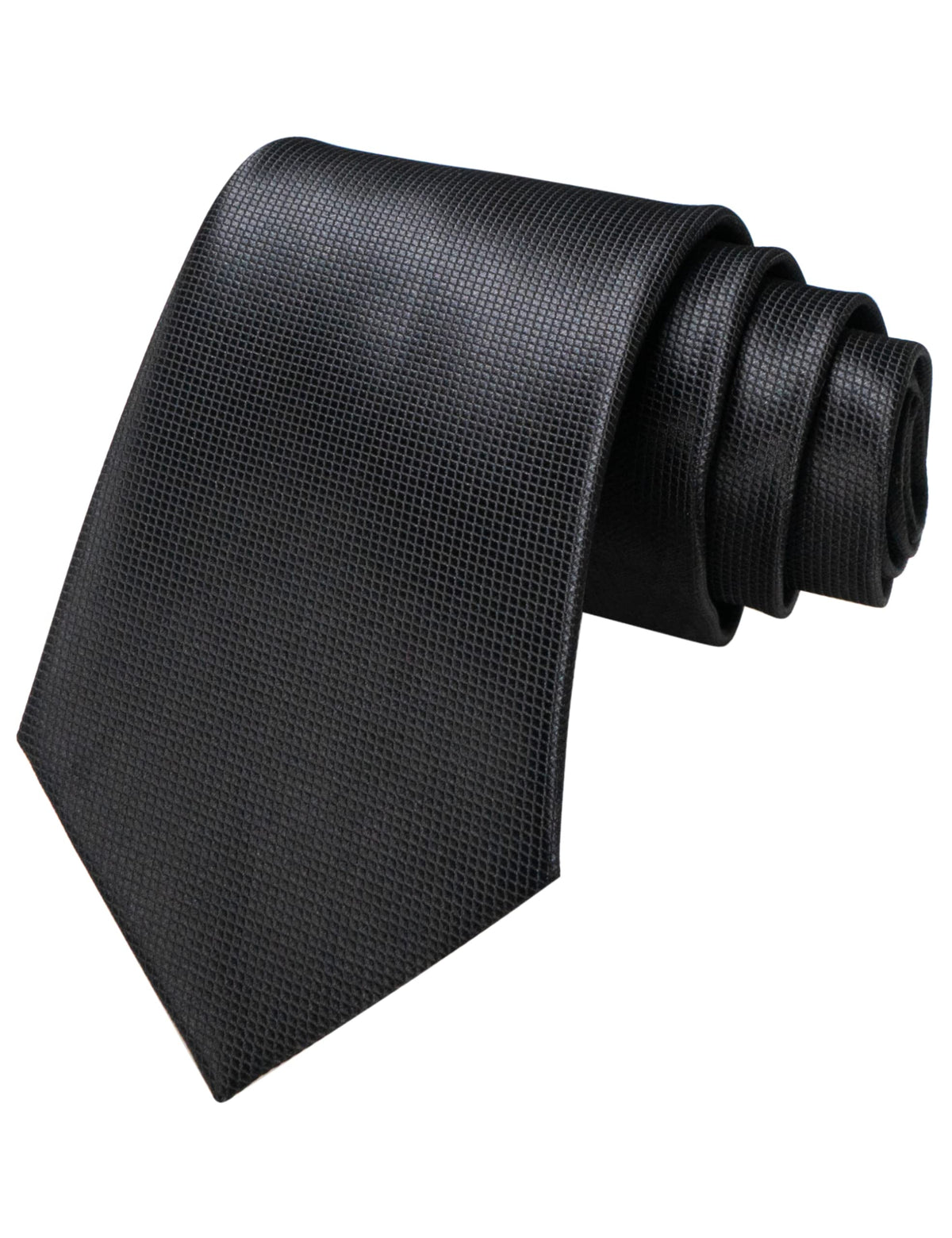 JEMYGINS Solid Color Tie Mens Necktie for Business and Wedding
