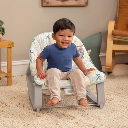 Ingenuity Keep Cozy 3-in-1 Grow with Me Vibrating Baby Bouncer, Seat & Infant to Toddler Rocker, Vibrations & -Toy Bar, 0-30 Months Up to 40 lbs (Weaver)